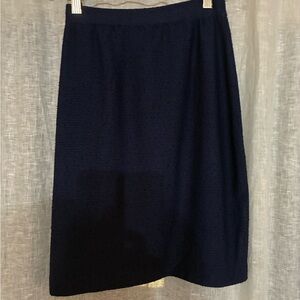St. John Dark Blue Pencil Skirt